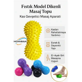 Egzersiz Topuk Dikenli Masaj Egzersiz Topu Ayak Sırt Topuk Masajı Duyu Topu Kas Çalıştırma