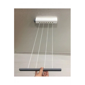 Pratik Portatif Yeni Nesil Çek As Kolay Askılık 4 İpli Askılık Çamaşır Askılığı