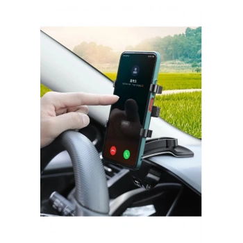 Fonksiyonel Araba Gösterge Üstüne Takılan 360 Oynar Başlı Telefon Tutucu