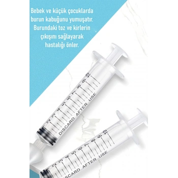 1 Adet Burun Şırıngası Bebek Burun Yıkama Kiti Çocuklar Burun Açıcı