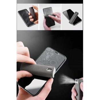 Telefon Ekran Temizleyici Sprey Şişe Ve Bez Tablet Bilgisayar Televizyon Toz Alma Set