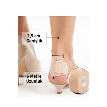 Ayakkabı Vurmalarına Son 2.5 cm x 5 m Ayakkabı Vurma Önleyici Bant ile Adımlarınız Daha Konforlu
