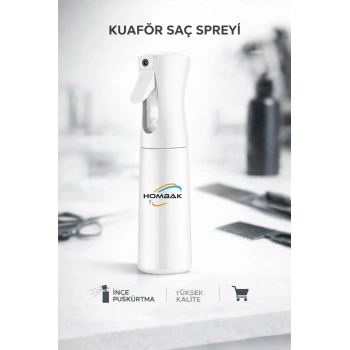 Beyaz Sprayer Otomatik Su Püskürtme Sprey Kuaför Profeyonel Suluk
