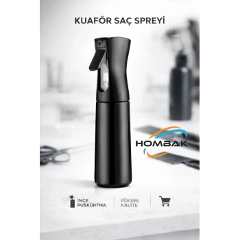 Siyah Sprayer Otomatik Su Püskürtme Sprey Kuaför Profeyonel Suluk