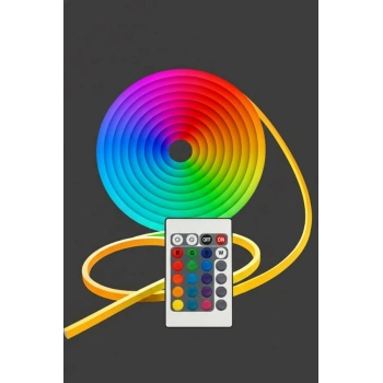 ® 3 Metre Neon LED Işık – Esnek Dekoratif Ortam ve Oda Aydınlatması