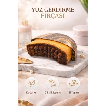 Premium Yüz Gerdirme Fırçası – Lenfatik Masaj ve Cilt Sıkılaştırıcı Etki