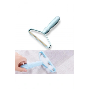 BUFFER® Çift Taraflı Elbise Kazak Plastik Kumaş Tüy Alma ve Tiftik Temizleyici Toplayıcı Taşınabilir