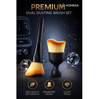 Premium Araç İçi Detay Temizlik Fırça Seti Yumuşak Tüylü Oto Klima Havalandırma Temizleme Fırçası