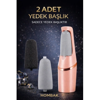 (Sadece Yedek Başlık) Elektrikli Ayak Topuk Törpüsü Yedek Başlık 2 Adet – Şarjlı Ayak Törpüsü Uyumlu