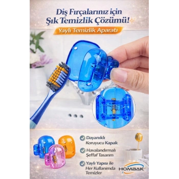 Diş Fırçası Başlık Koruyucu Kılıf Yaylı Hijyenik Diş Fırçası Ucu Saklama Aparatı