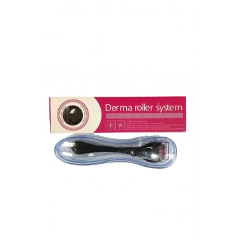 0.50mm Drs Derma Roller Masaj Aleti 540 Iğneli Mavi Su Serum Tarağı Saç, Yüz, Vücut