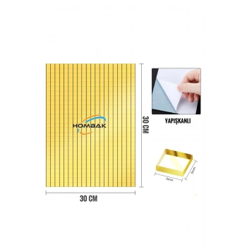 30x30 Cm Mozaik Duvar Paneli Ayna Mobilya Banyo Eğlence Merkezi Kaplama