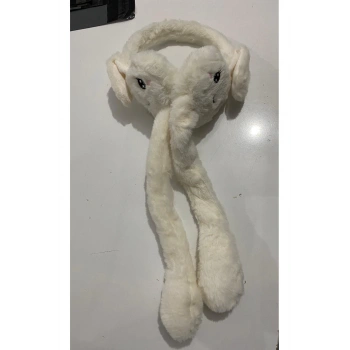 Peluş kulaklık Hareketli Tavşan Model Kulak Koruyucu Peluş