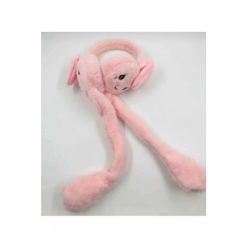 Peluş kulaklık Hareketli Tavşan Model Kulak Koruyucu Peluş