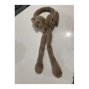 Peluş kulaklık Hareketli Tavşan Model Kulak Koruyucu Peluş