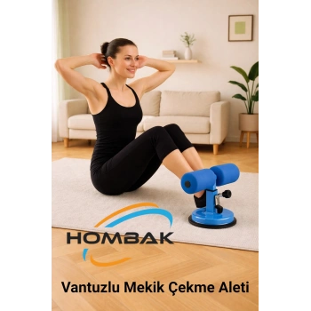 Vantuzlu Mekik Çekme Aleti – Ayak Destekli Ev Egzersiz Aparatı
