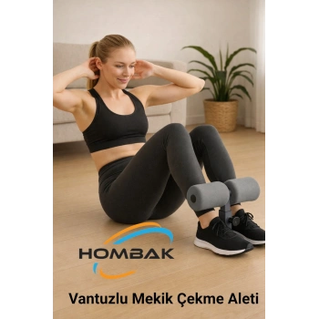 Vantuzlu Mekik Çekme Aleti – Ayak Destekli Ev Egzersiz Aparatı