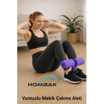 Vantuzlu Mekik Çekme Aleti – Ayak Destekli Ev Egzersiz Aparatı