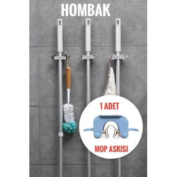 Paspas Süpürge Fırça Ve Mop Askısı Sap Tutucu Mutfak Banyo Askı