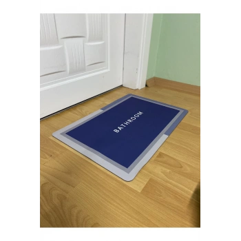 Sihirli Su Emici Banyo Paspası Kaymaz Tabanlı Abdest Paspası 3,5 Mm 40x60