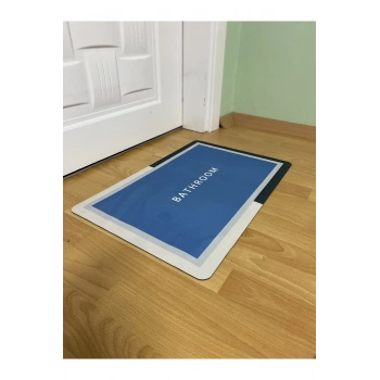 Sihirli Su Emici Banyo Paspası Kaymaz Tabanlı Abdest Paspası 3,5 Mm 40x60
