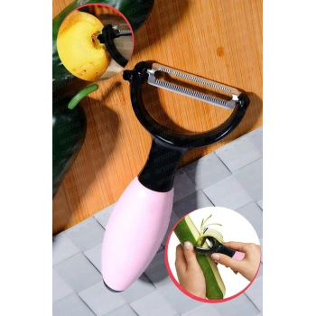 TAYEM Tombul Soyacak Renkli Saplı Çelik Lazer Kesim Patates Sebze Soyacağı