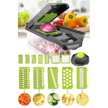 Patates Sebze Küp Rende Doğrayıcı Dicer Mandolin Dilimleyici Jülyen Kesici Mutfak Chopper