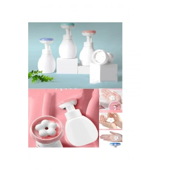 Çiçek Şekilli Köpük Verici Sıvı Sabunluk 300 Ml El Köpük Dağıtıcı