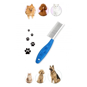 Evcil Hayvan Tüy Açıcı Tarak Ergonomik Kıtık Açıcı Tarak Köpek Fırçası Pire Bit Temizleme Kedi Evi