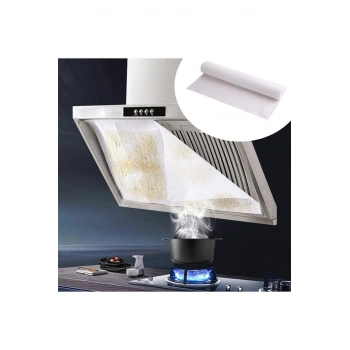 2li Yağ Emici Duman Önleyici Pratik Mutfak Davlumbaz Koruyucu Dayanıklı Yedek Filtre 45x90cm