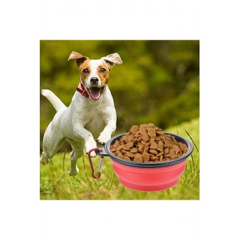 Katlanabilir Kedi Köpek Mama ve Su Kabı Köpek Oyuncağı