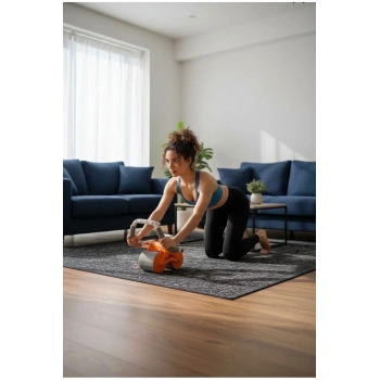 Dijital Sayaçlı Çek-Bırak Mekik Aleti Karın Egzersiz Aleti Core Güçlendirici Evde Spor Fitness Aleti