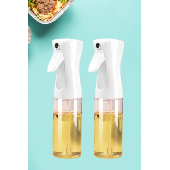 Beyaz Sprey Cam Yağlık Yağdanlık Airfryer Fritöz Yağ Püskürtücü Fısfıs 250 ml
