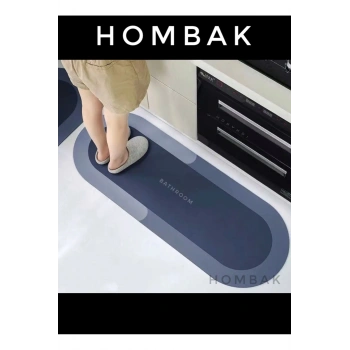 Büyük Boy Oval Uzun Sihirli Paspas Su Emici Tabanlı Paspas 40*120