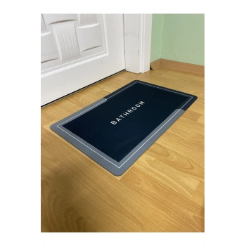 Sihirli Su Emici Banyo Paspası Kaymaz Tabanlı Abdest Paspası 3,5 Mm 40x60