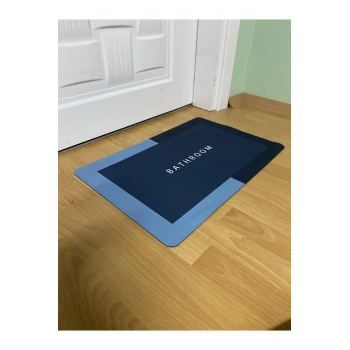 Sihirli Su Emici Banyo Paspası Kaymaz Tabanlı Abdest Paspası 3,5 Mm 40x60