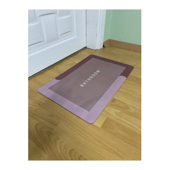 Sihirli Su Emici Banyo Paspası Kaymaz Tabanlı Abdest Paspası 3,5 Mm 40x60