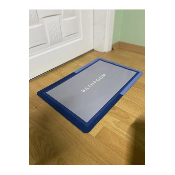 Sihirli Su Emici Banyo Paspası Kaymaz Tabanlı Abdest Paspası 3,5 Mm 40x60