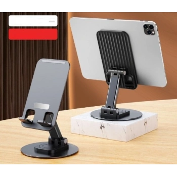 Katlanabilir Telefon Tutucu Stand Yuvarlak Tabanlı Cm-074