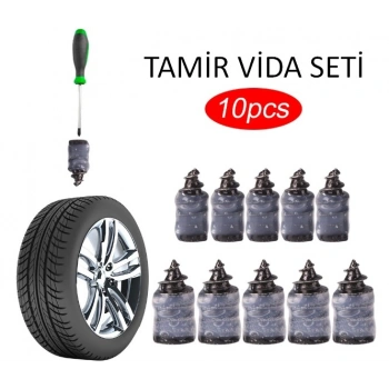 Lastik Tamir Kiti Kauçuk Vida Seti