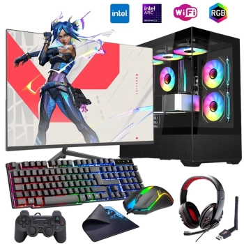PCkatalog i7 13700F 16GB DDR4 1TB m2 12GB ARC B580 24 Monitörlü Oyun Bilgisayarı (Gaming SET)