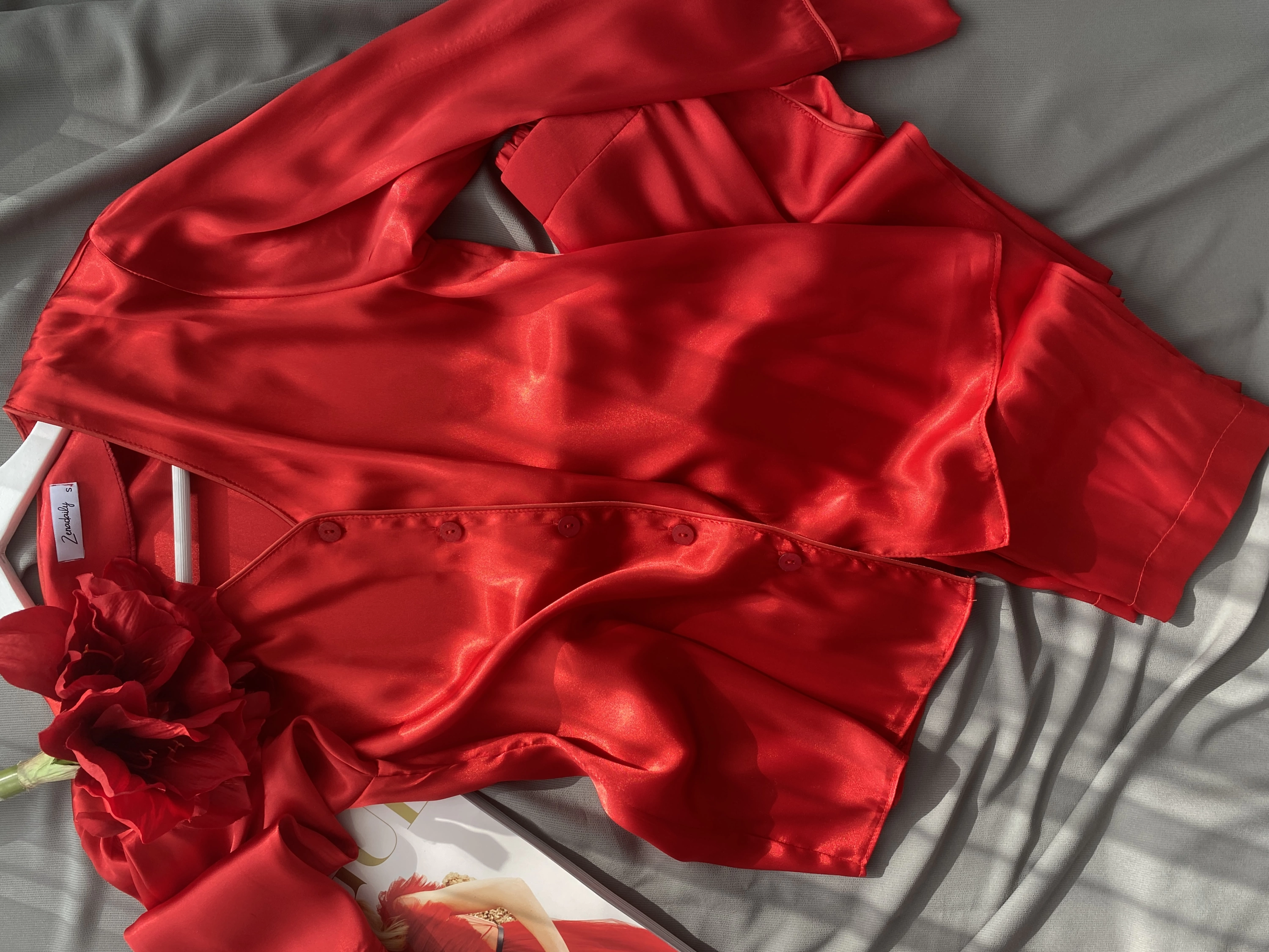 Kırmızı Pijama Takımı biyeli