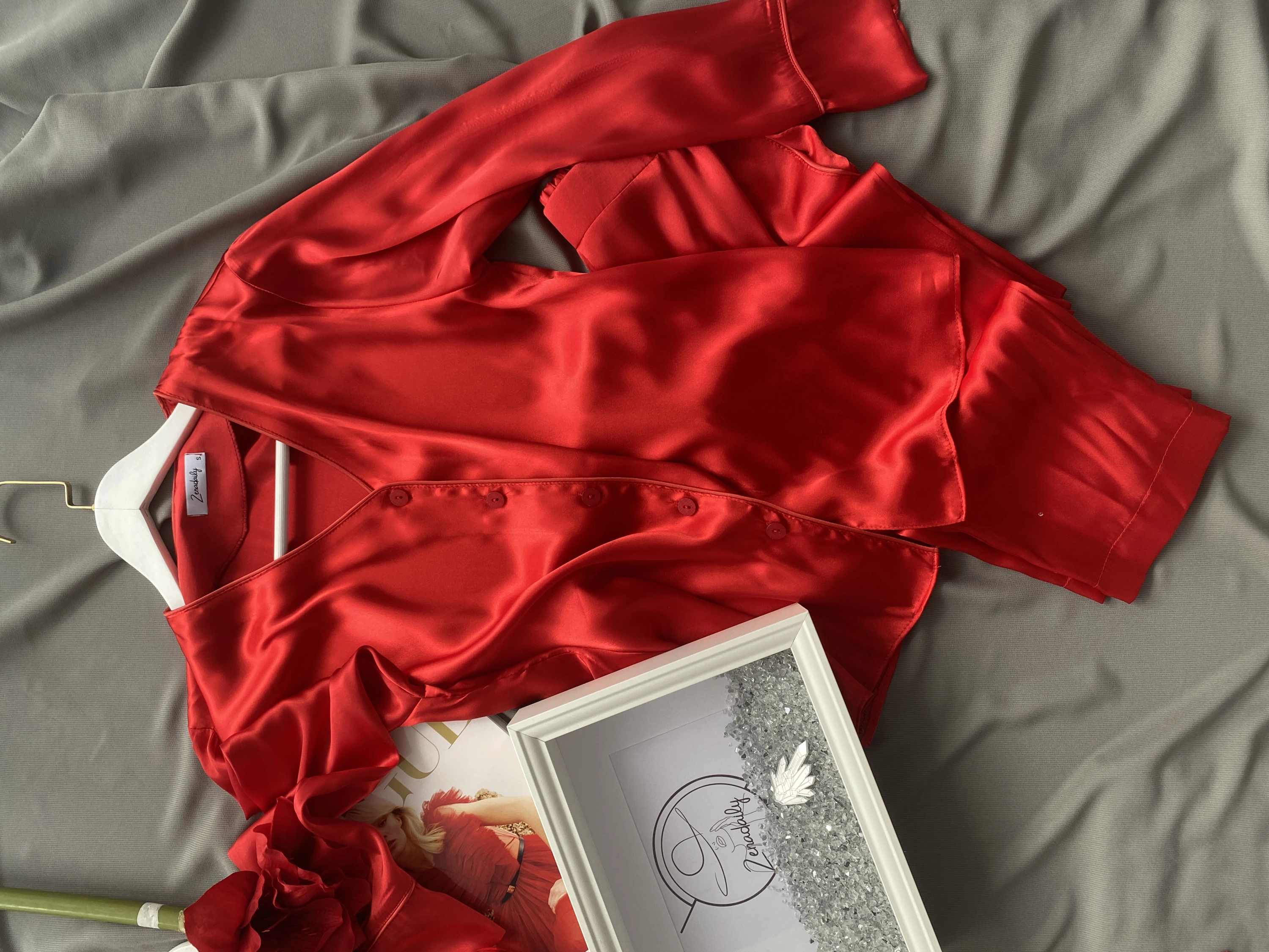 Kırmızı Pijama Takımı biyeli
