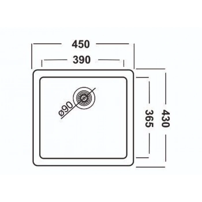 Evye Merkezi GR4345 Granit Evye