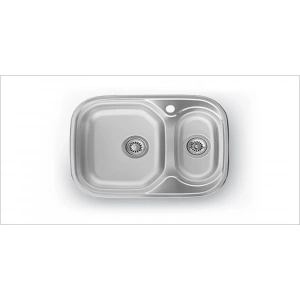 Evye Merkezi 490mmX650mm 1,5 Hazneli Damlalıksız Evye