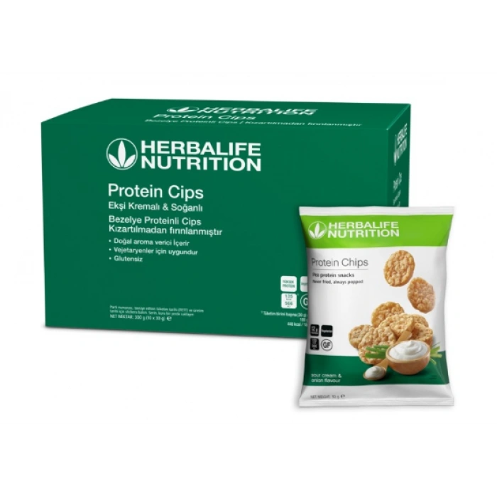 Ekşi Kremalı & Soğanlı Bezelye Proteinli Cips 10lu Paket