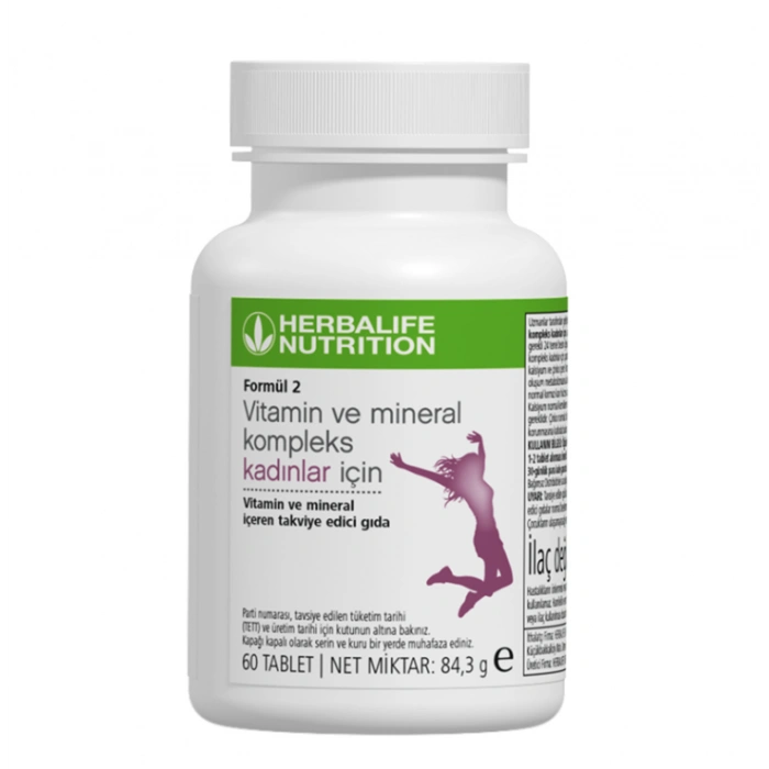 Formül 2 Kadınlar İçin Vitamin ve Mineral Kompleks 60 Tablet