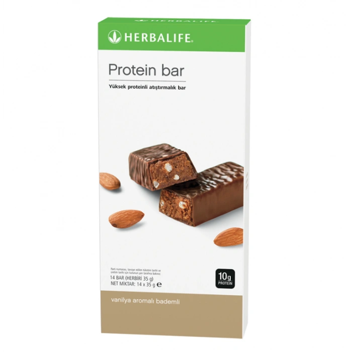Herbalife Protein Bar - Bademli Vanilya Aromalı 14lü Paket