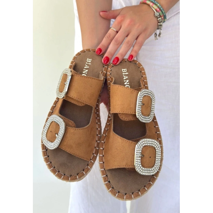 Hertas Vizon Nubuk Tokalı Terlik