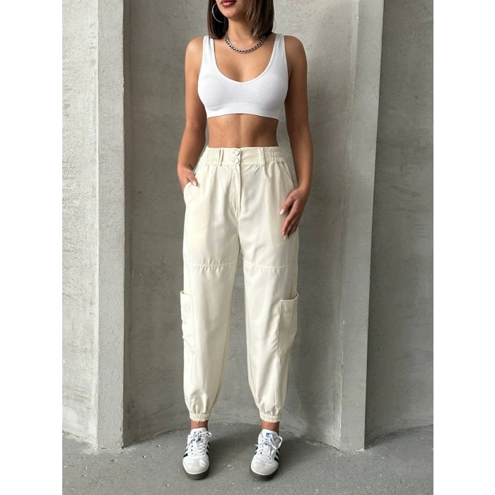 Jogger lastik paça pantolon